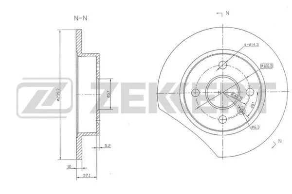 Brake Disc (BS-5101)