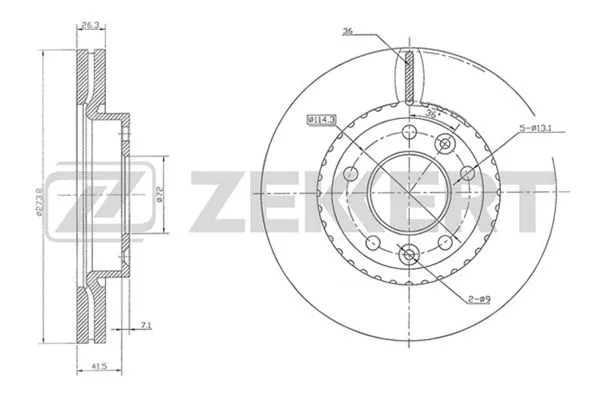Brake Disc (BS-5761)
