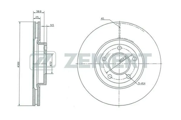 Brake Disc (BS-5253)