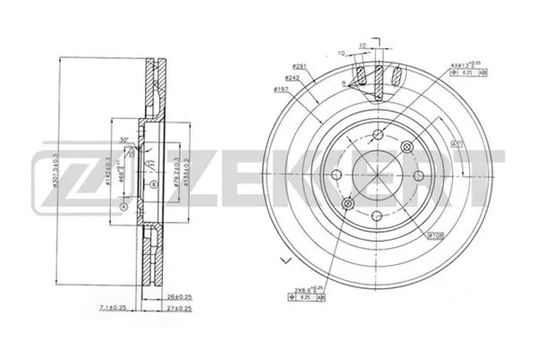 Brake Disc (BS-5812)