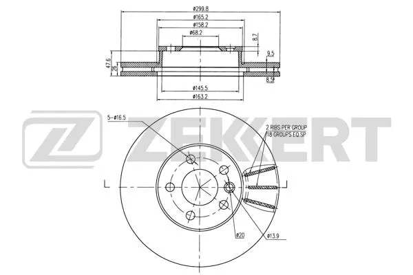 Brake Disc (BS-5612B)