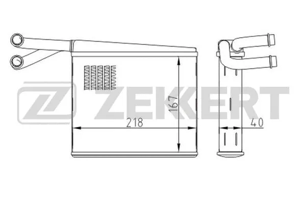 Heat Exchanger, interior heating (MK-5115)