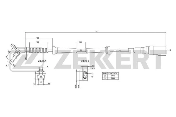 Sensor, wheel speed (SE-6062)