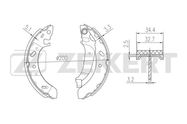 Brake Shoe Set