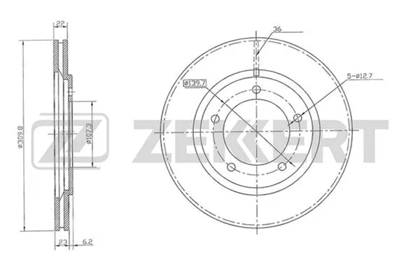 Brake Disc (BS-5496)