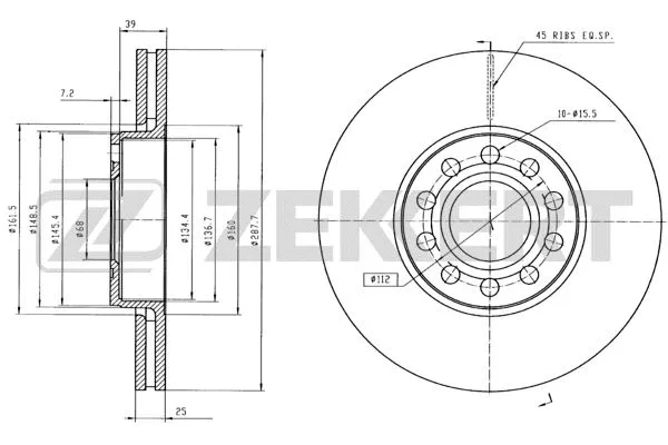 Brake Disc (BS-5360B)