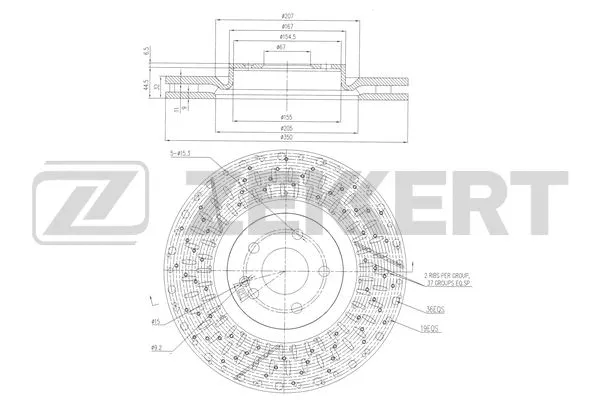 Brake Disc (BS-6479)