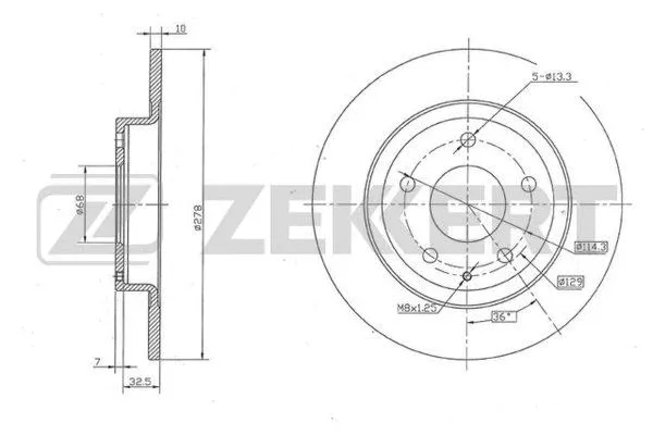 Brake Disc (BS-5819)