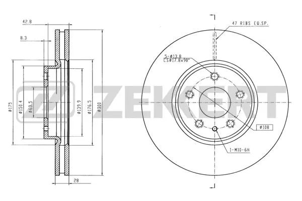 Brake Disc (BS-6078)