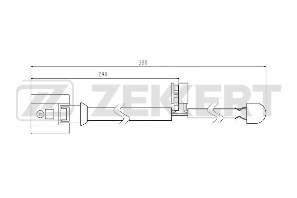 Warning Contact, brake pad wear (BS-8085)