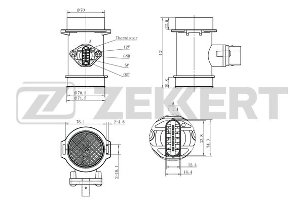 Sensor, intake manifold pressure (SE-1101)