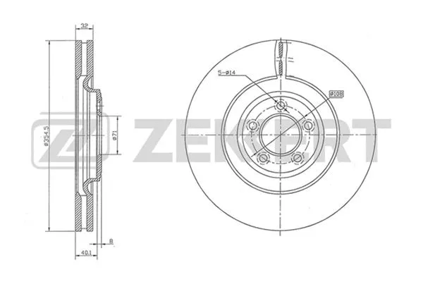 Brake Disc (BS-5822)