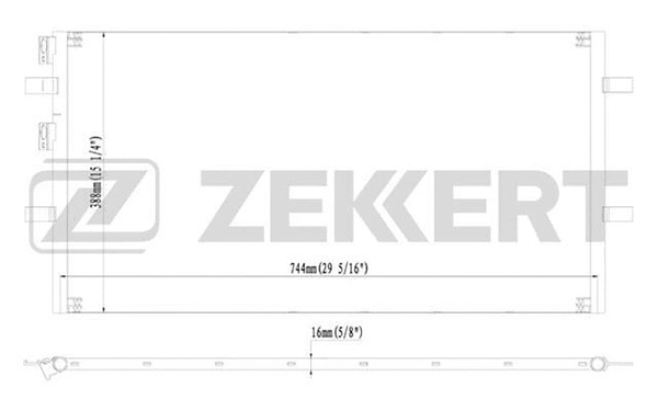 Condenser, air conditioning (MK-3120)