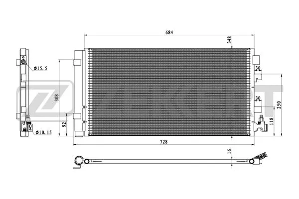 Condenser, air conditioning (MK-3174)