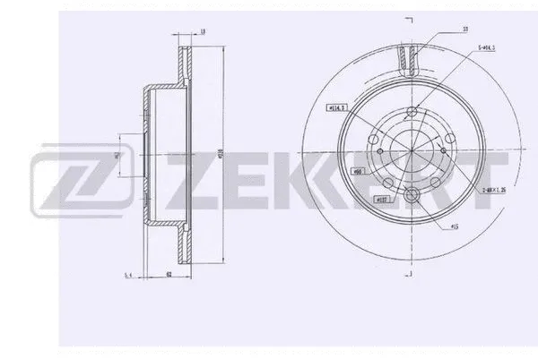 Brake Disc (BS-6074)
