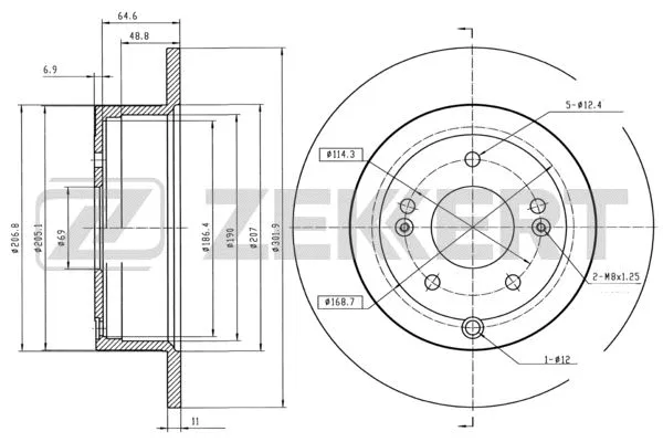 Brake Disc (BS-5509B)