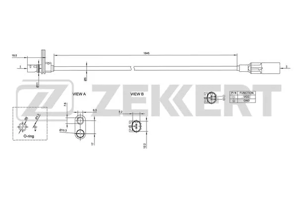 Sensor, wheel speed (SE-6139)