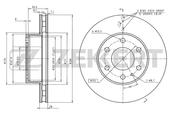 Brake Disc (BS-5943)