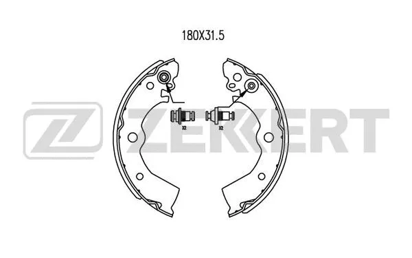 Brake Shoe Set