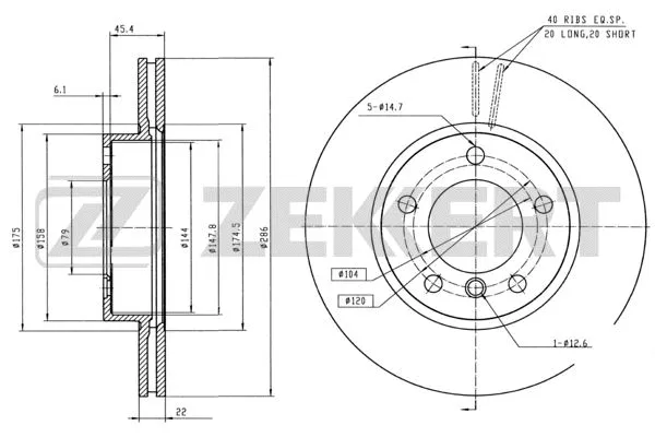 Brake Disc (BS-5004B)