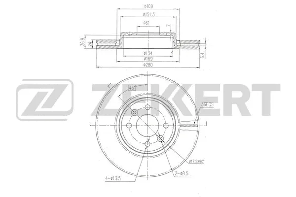 Brake Disc (BS-6521)