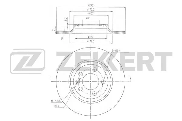 Brake Disc (BS-6481)