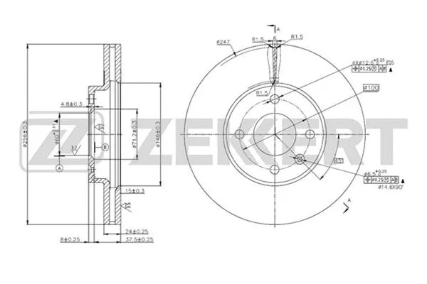 Brake Disc (BS-5593)