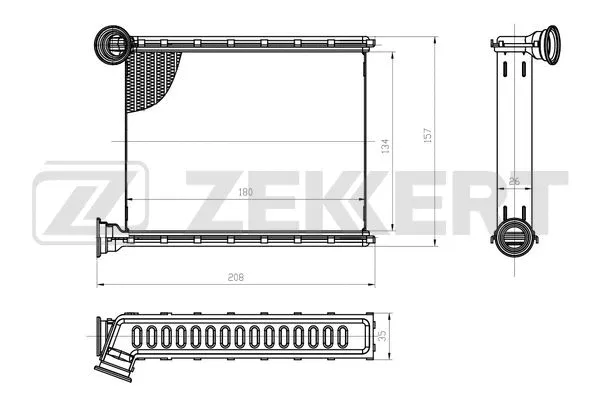 Heat Exchanger, interior heating (MK-5029)