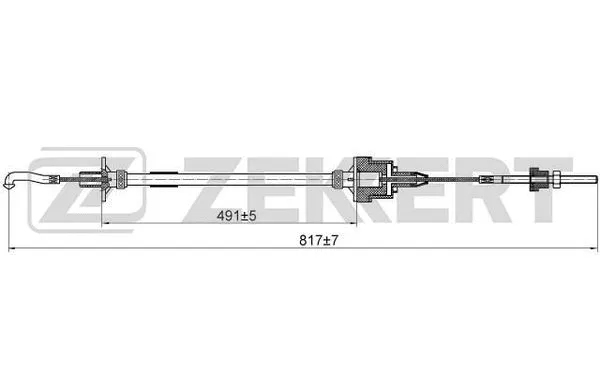 Cable Pull, clutch control (BZ-1160)