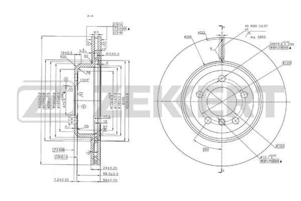 Brake Disc (BS-5916)