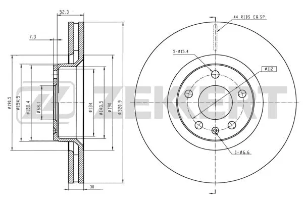 Brake Disc (BS-5334B)