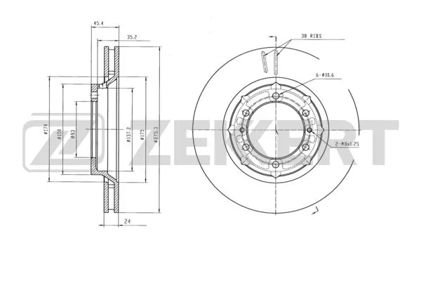 Brake Disc (BS-6157)