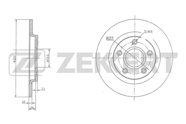 Brake Disc (BS-5492)