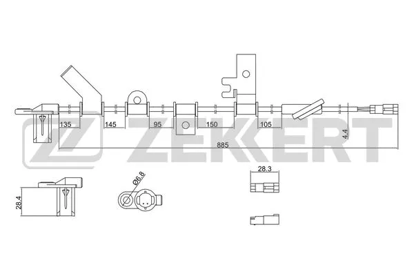 Sensor, wheel speed (SE-6093)