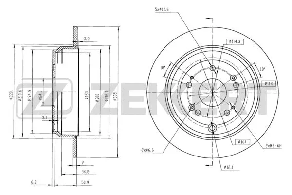 Brake Disc (BS-6245)