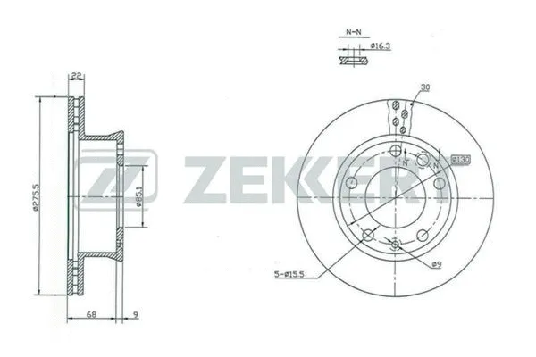 Brake Disc (BS-5199)