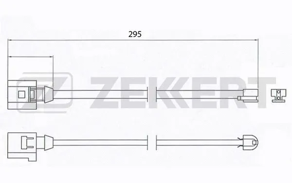 Warning Contact, brake pad wear (BS-8022)
