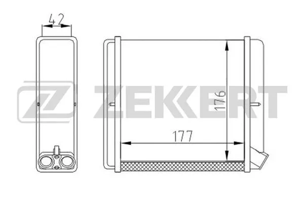 Heat Exchanger, interior heating (MK-5005)