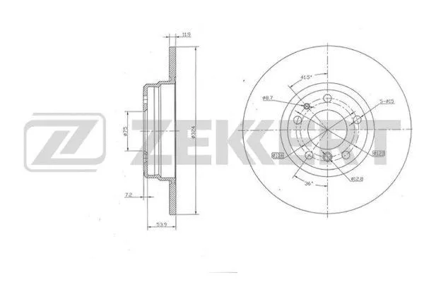 Brake Disc (BS-6124)