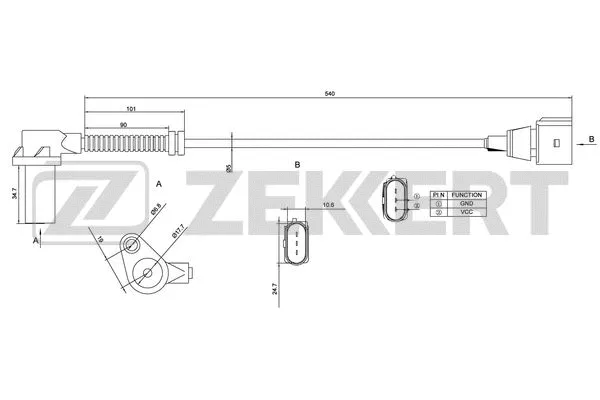 Sensor, crankshaft pulse (SE-4003)