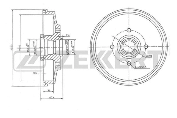 Brake Drum (BS-5570)