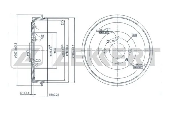 Brake Drum (BS-5573)