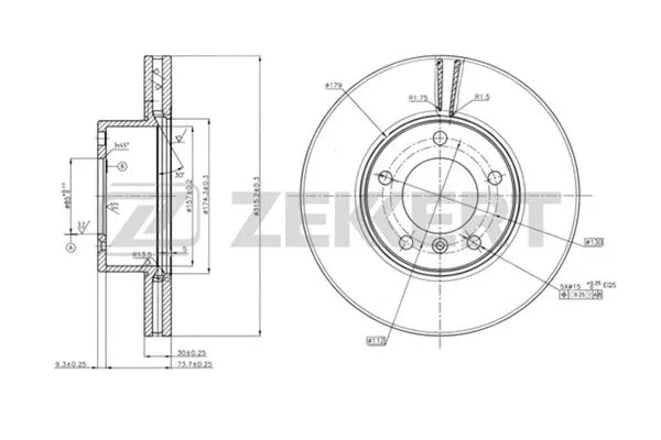 Brake Disc (BS-5614)