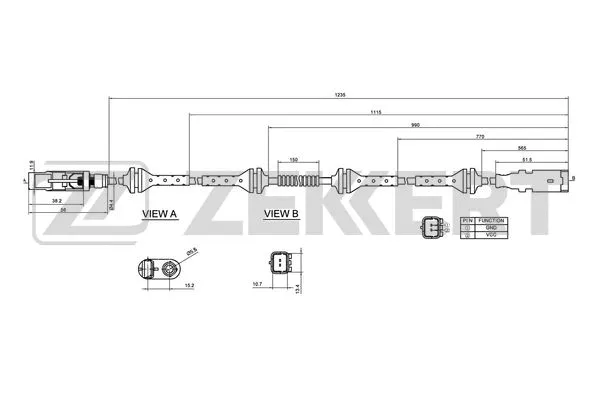 Sensor, wheel speed (SE-6038)