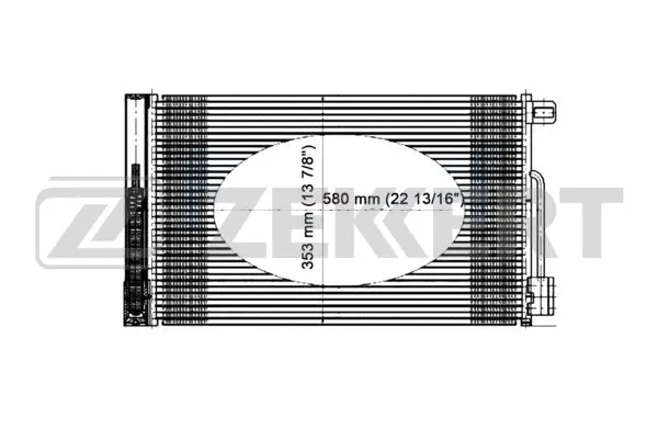Condenser, air conditioning (MK-3006)