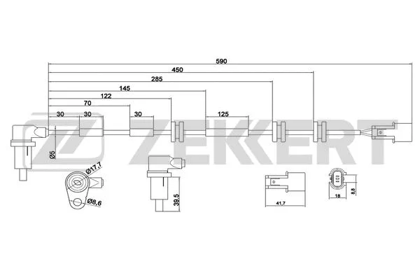 Sensor, wheel speed (SE-6089)