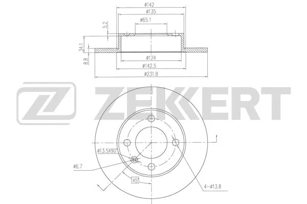 Brake Disc (BS-6355)