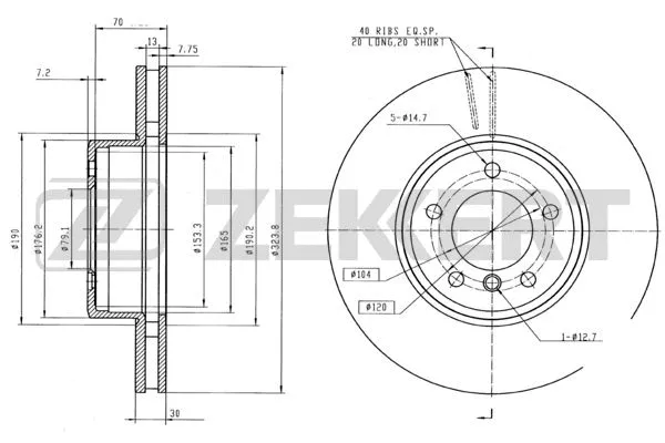 Brake Disc (BS-5603B)