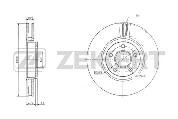 Brake Disc (BS-5458)