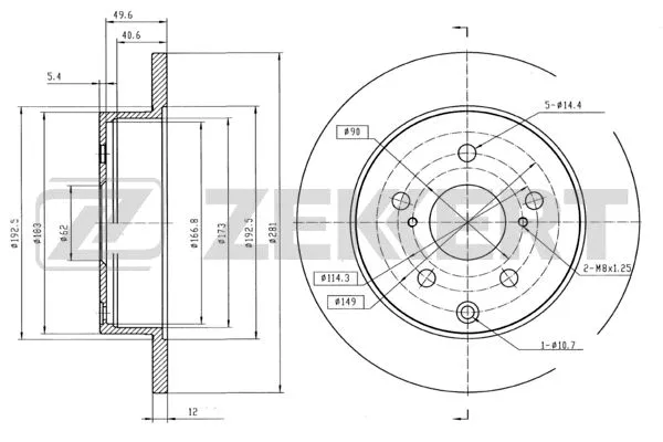 Brake Disc (BS-5422B)